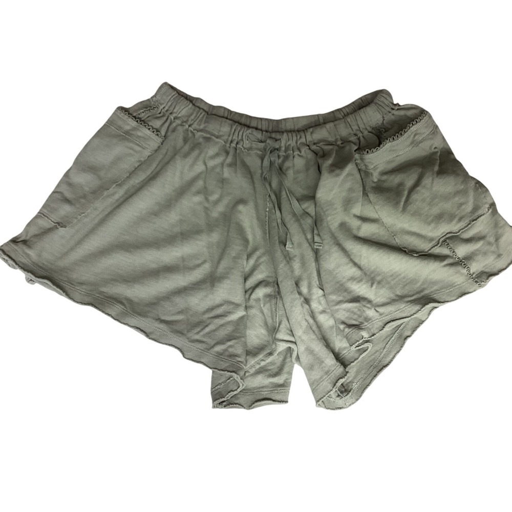 Free People Organic Cotton Gauze Shorts Drawstring Waist Boho XS